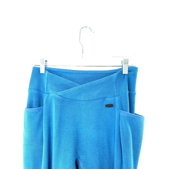 Gymshark Blue Workout Athleisure Slimming Malibu Poise Cropped Capri Leggings - Picture 2 of 8